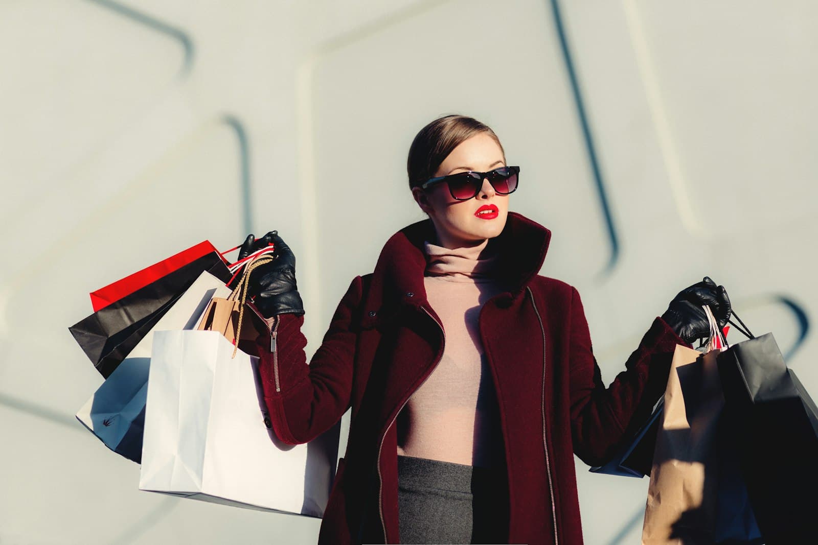 Model wearing OPTIQUE eyewear